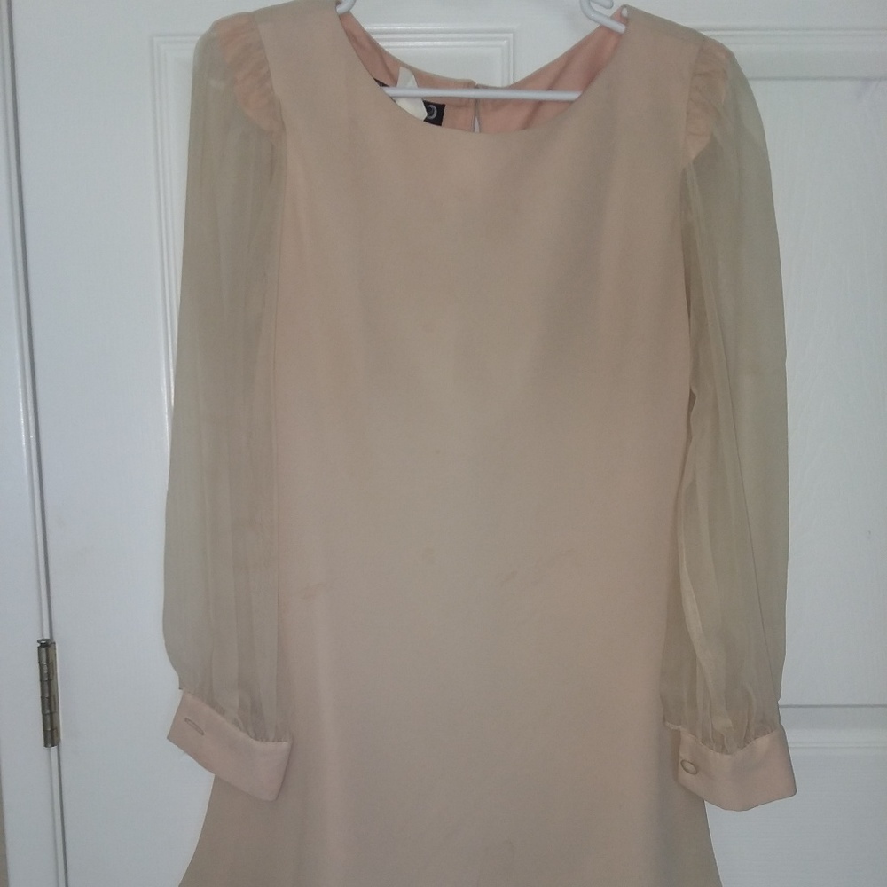 CHANPAGNE DRESS KNEE LENGHT